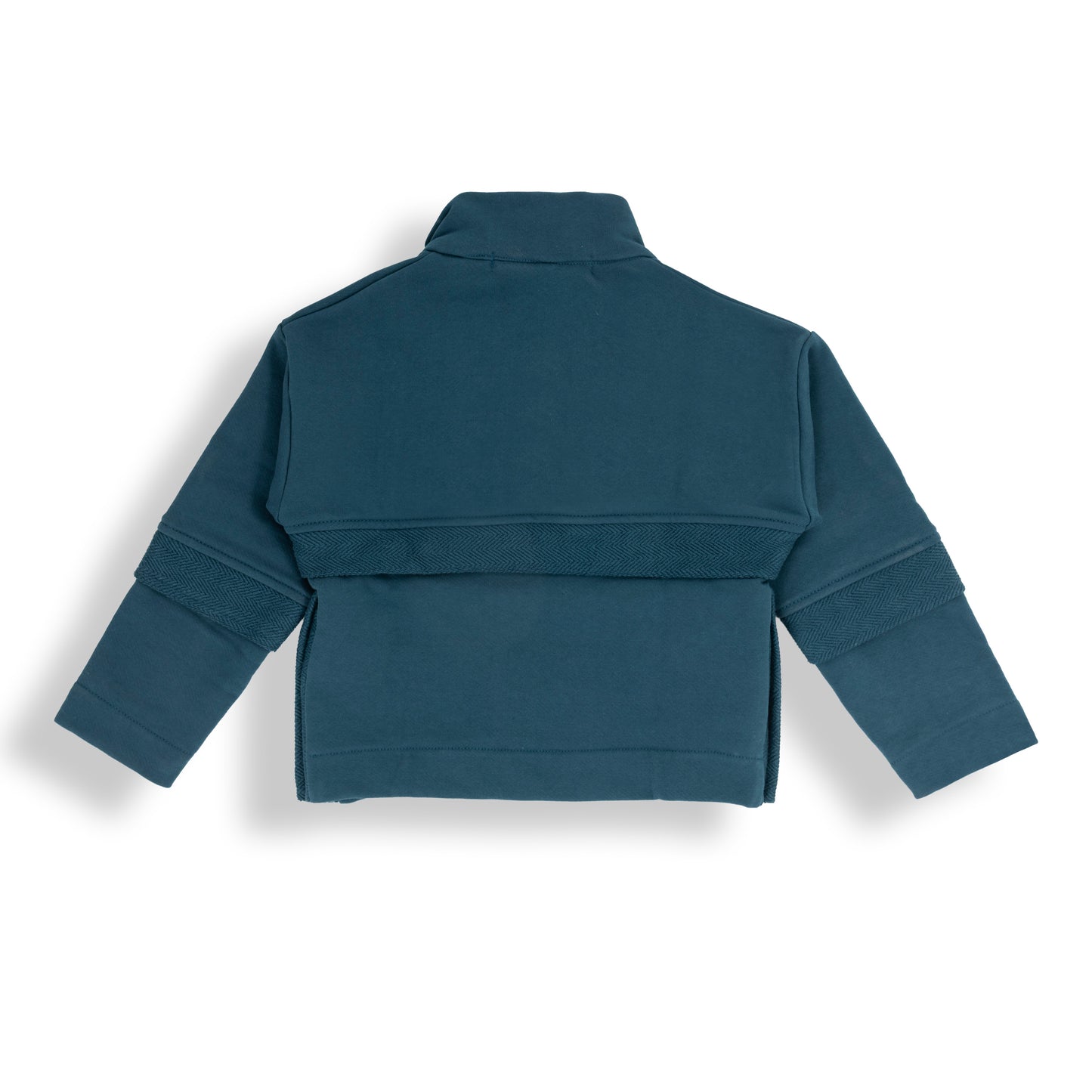 Snap-Mock Sweatshirt