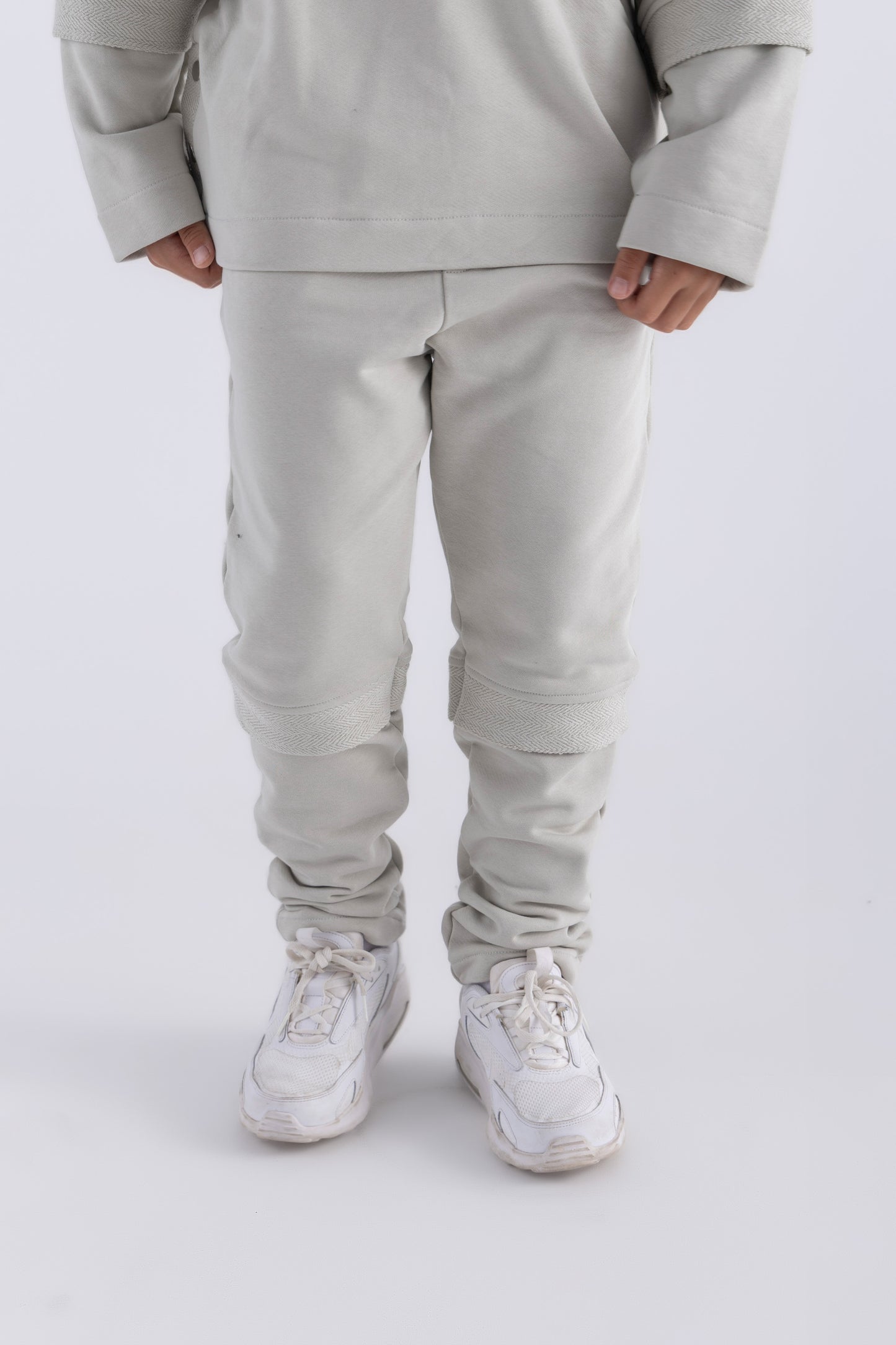 Textured Inlay Pants