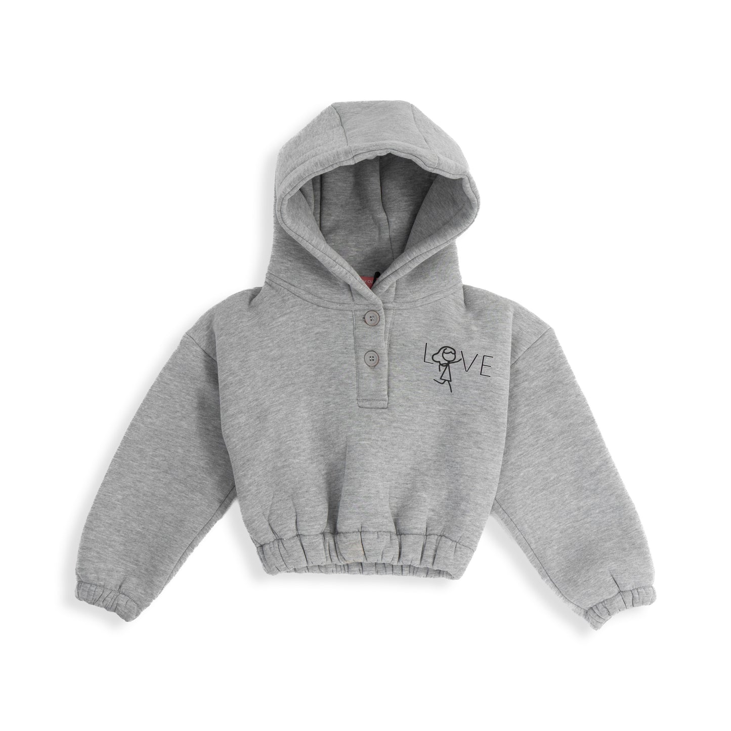 Love Cropped Hoodie